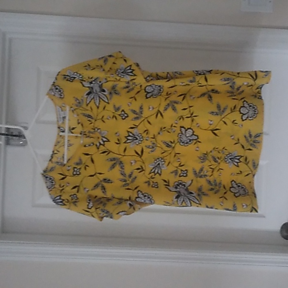 Womens Counterparts blouses  yellow, black and white L